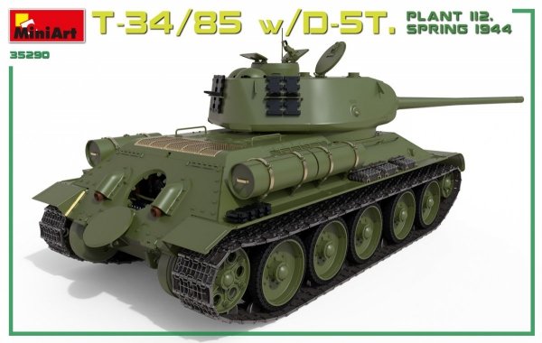 Miniart 35290 T-34/85 w/D-5T. PLANT 112. SPRING 1944. INTERIOR KIT 1/35