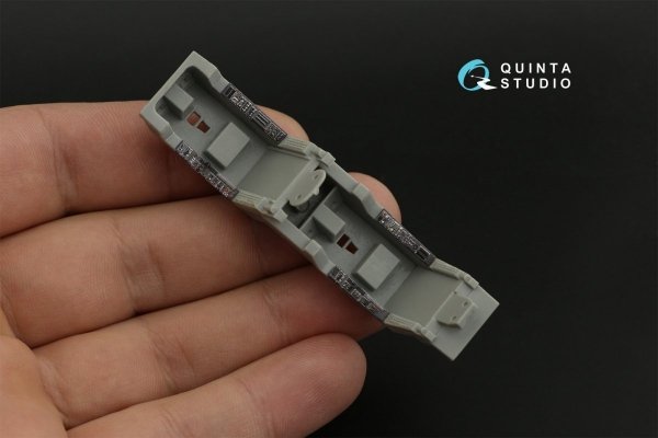 Quinta Studio QD48117 Mirage 2000N 3D-Printed &amp; coloured Interior on decal paper (Kinetic) 1/48