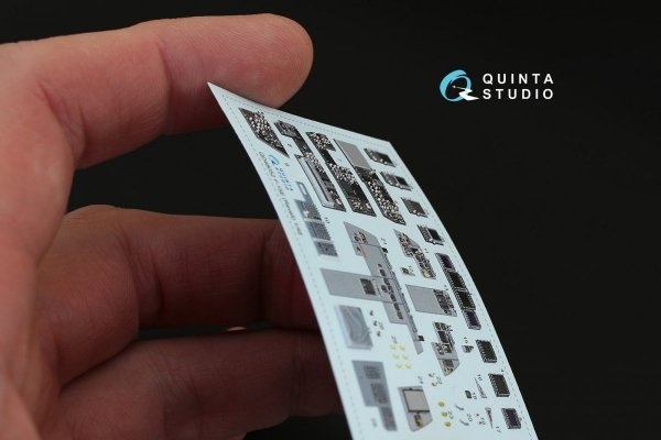 Quinta Studio QD48052 F-15E 3D-Printed &amp; coloured Interior on decal paper (for Revell kit) 1/48