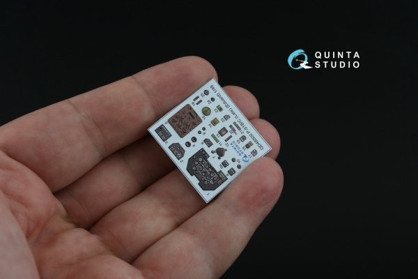 Quinta Studio QD48500 P-51B late/P-51C Late 3D-Printed coloured Interior on decal paper (Eduard) 1/48
