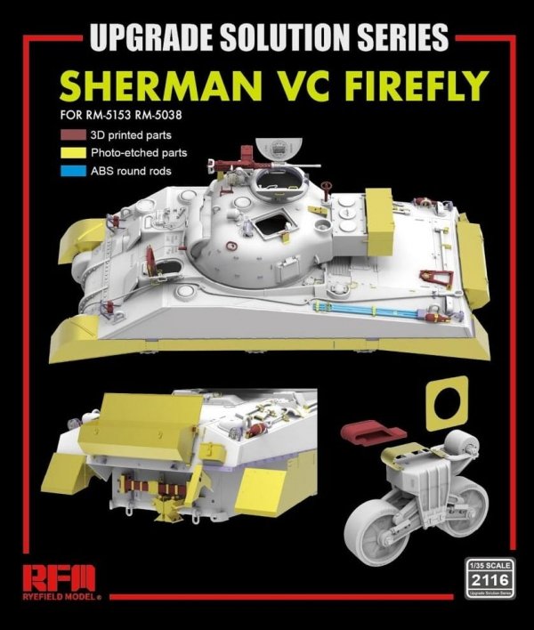 Rye Field Model 2116 Sherman VC Firefly Upgrade Solution 1/35