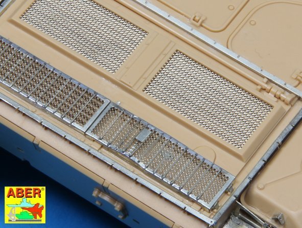 Aber 35G28 Grilles for Russian tank T-55 also Tiran 5 (1:35)