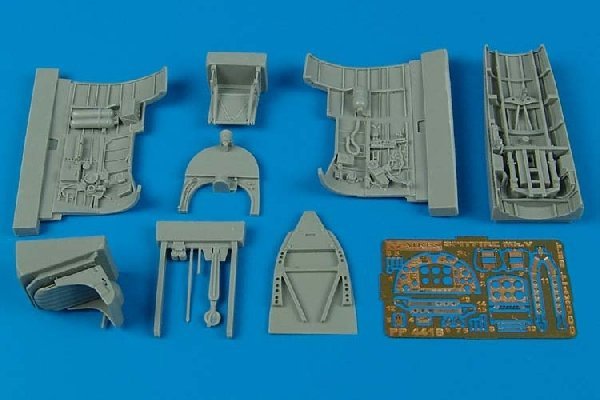 Aires 4418 Spitfire Mk. V cockpit set 1/48 Hasegawa
