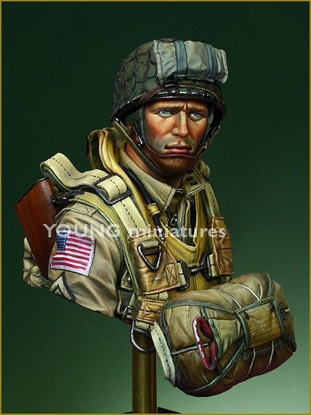 Young Miniatures YM1824 US Paratroopers 82nd Airborne Normandy 1944 1/10
