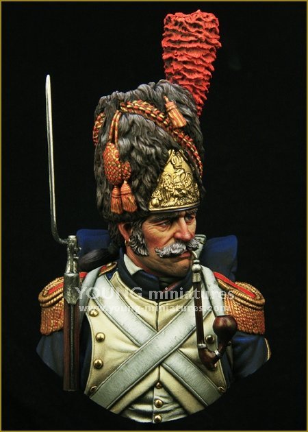 Young Miniatures YH1847 French Grenadiersof the Imperial Guard 1/10