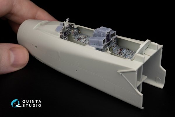 Quinta Studio QDS+48263 Tornado GR.4 3D-Printed coloured Interior on decal paper (Revell) (small version) (with 3D-printed resin parts) 1/48