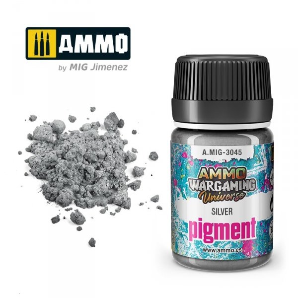 AMMO by Mig Jimenez 3045 Pigment Silver 35ml