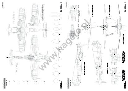 Kagero 7026 Focke-Wulf Fw 190 D. D-9/D-11/D-13/D-15 models EN/PL