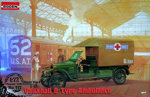 Roden 717 Vauxhall D Type Ambulance (1:72)