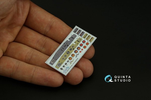 Quinta Studio QD35056 Horch 108 typ 40 3D-Printed &amp; coloured Interior on decal paper ( ICM ) 1/35