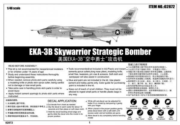 Trumpeter 02872 EKA-3B Skywarrior