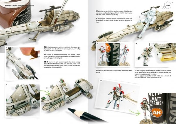 AK Interactive AK592 AK LEARNING WARGAMES SERIES 2: STARSHIP TECHNIQUES – ADVANCED (ENGLISH)