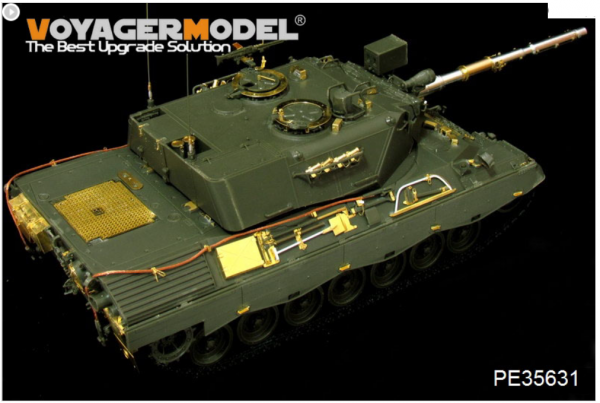 Voyager Model PE35631 Modern German Leopard 1A3 MBT (B ver include Gun barrel）(For MENG TS-007) 1/35