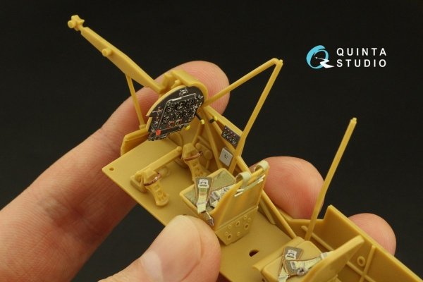 Quinta Studio QD35072 Fi 156C 3D-Printed &amp; coloured Interior on decal paper (Hobby Boss (ex-Tristar)) 1/35