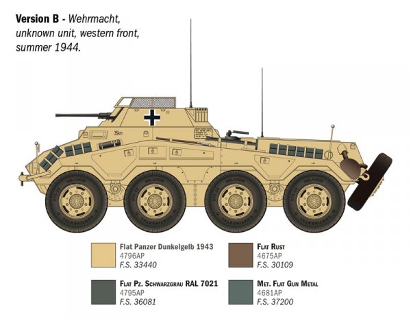 Italeri 6757 Sd. Kfz. 234/1 1/35