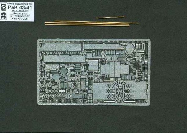 Aber 35157 Niemiecka armata przeciwpancerna Pak 43/41 cz.1 zestaw podstawowy (AFV) (1:35)