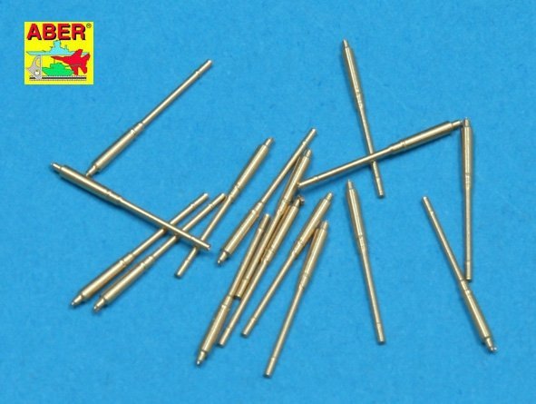 Aber 350L-14 Set of 16 pcs 105 mm SFLAK barrels SKC/33nt used in C/37 mount for German war ships (1:350)