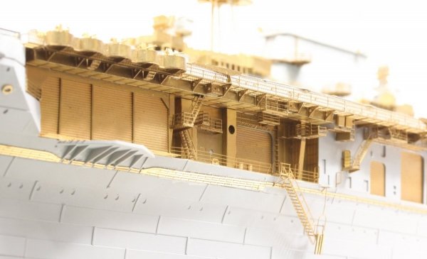 Pontos 37031FN USS CV-6 Enterprise 1942 Detail up set (Teak tone wooden deck) 1/350