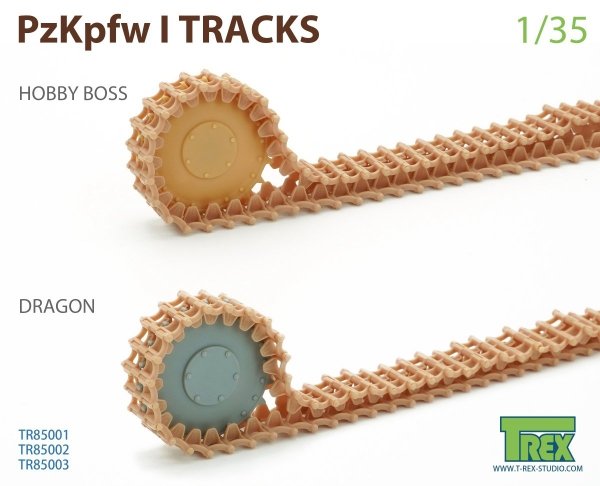 T-Rex Studio TR85001 PzKpfw I Tracks Early Type for Ausf.A 1/35