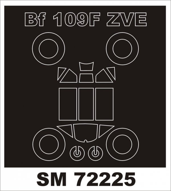 Montex SM72225 Bf 109F ZVEZDA