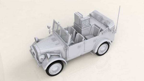 ICM 35583 le.gl.Einheitz-Pkw Kfz.2, WWII German Light Radio Communication Car 1/35