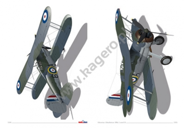 Kagero 3065 Gloster Gladiator Mk I and II (And Sea Gladiator) EN