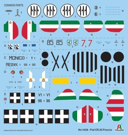 Italeri 1438 CR.32 Freccia 1/72