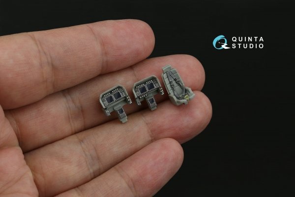 Quinta Studio QD+72191 AH-1Z 3D-Printed &amp; coloured Interior on decal paper (Dream Model) 1/72