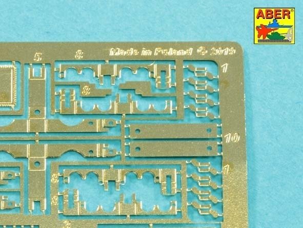 Aber 16029 Handles for towing ropes and tensioning the tracks of Tiger I and King Tiger tanks 1/16