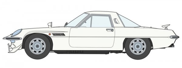 Hasegawa 20522 Mazda Cosmo Sports w / Chin Spoiler 1/24