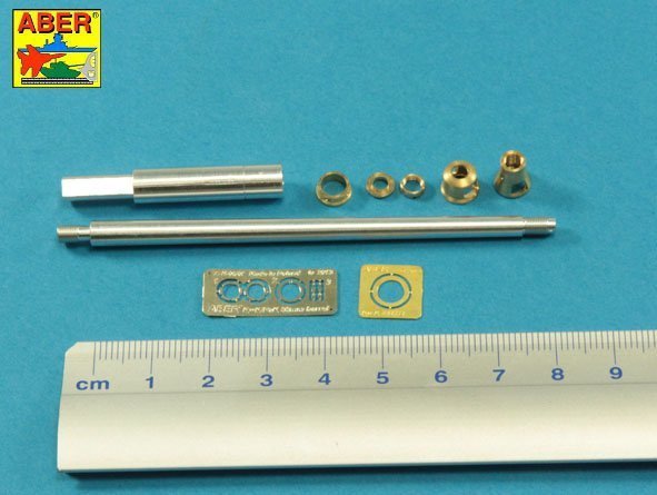 Aber 35L-296 Lufa Pak 43/3 L/71 8,8cm do Jagdpanter G1 późna lub G2 dla modeli Takom 1/35