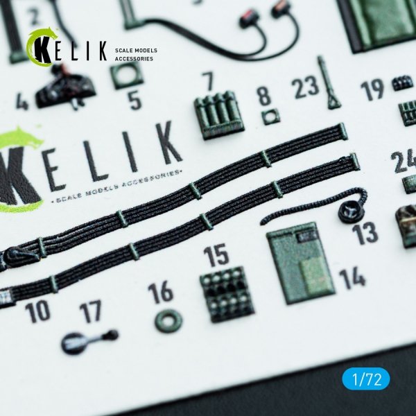 Kelik K72208 Mosquito PR.XVI - interior 3D decals for Airfix kit (1/72)