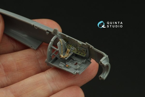 Quinta Studio QD72171 A6M3 Zero 3D-Printed &amp; coloured Interior on decal paper (Tamiya) 1/72