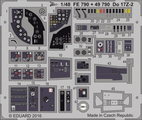 Eduard 49790 Do 17Z-2 ICM 1/48