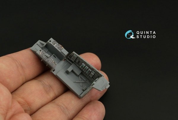 Quinta Studio QD72068 F-15C Late/F-15J Late 3D-Printed &amp; coloured Interior on decal paper (GWH) 1/72