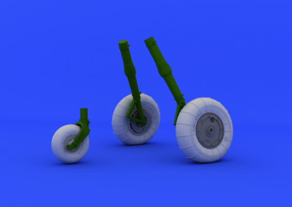 Eduard 632040 Bf 109G-10 wheels 1/32 (Revell)