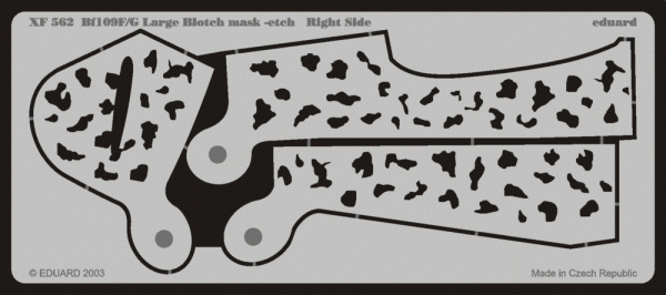Eduard XF562 Bf 109F/ G Large Blotch mask-etch 1/48