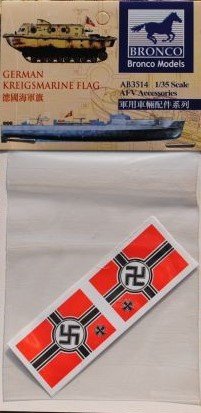Bronco AB3514 German Krigsmarine Flag 1/35
