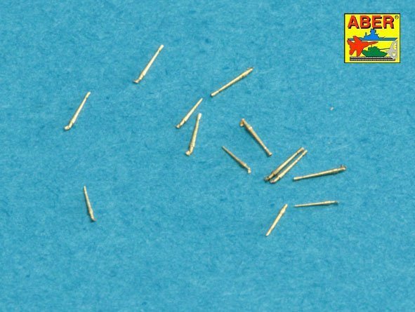 Aber 1:700L-40 Set of 16 pcs 3,7 cm Flak 42 gun barrels for German war ships 1/700
