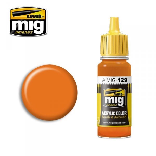 AMMO of Mig Jimenez 0129 ORANGE 17ml