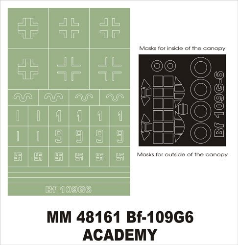 Montex MM48161 BF-109G6 	ACADEMY