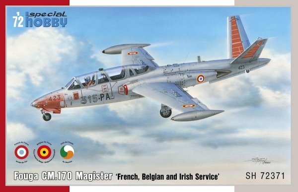 Special Hobby 72371 Fouga CM.170 Magister 'French, Belgian &amp; Irish Service' 1/72