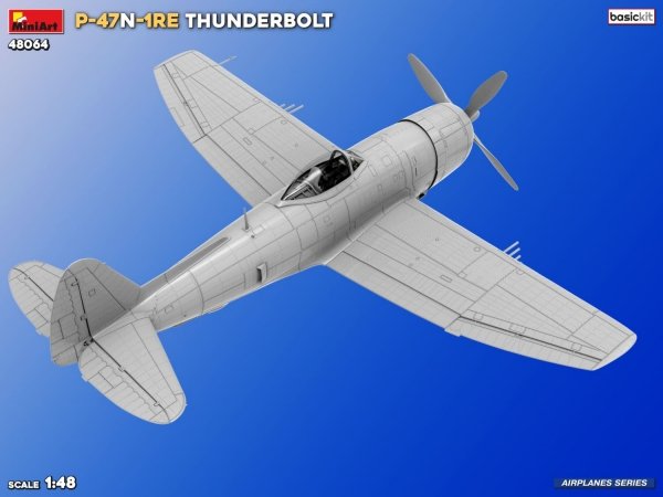 MiniArt 48064 P-47N-1RE THUNDERBOLT BASIC KIT 1/48