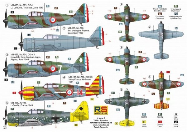 RS Models 92248 Bloch MB-155 1/72