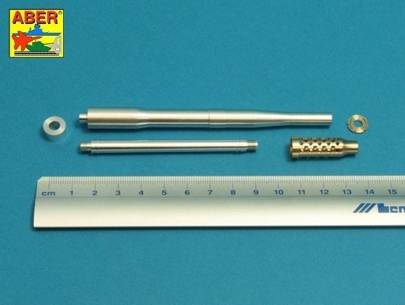 Aber 35L-244 Gun barrel for German Rheinmetall 12,8cm K 44 L/55 Anti-Tank Gun 1/35