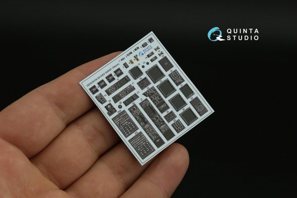 Quinta Studio QD35104 AH-64DI Saraf 3D-Printed &amp; coloured Interior on decal paper (Takom) 1/35