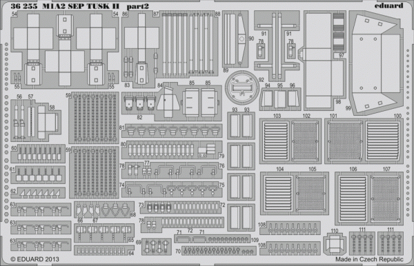 Eduard 36255 M1A2 SEP TUSK II 1/35 Tamiya