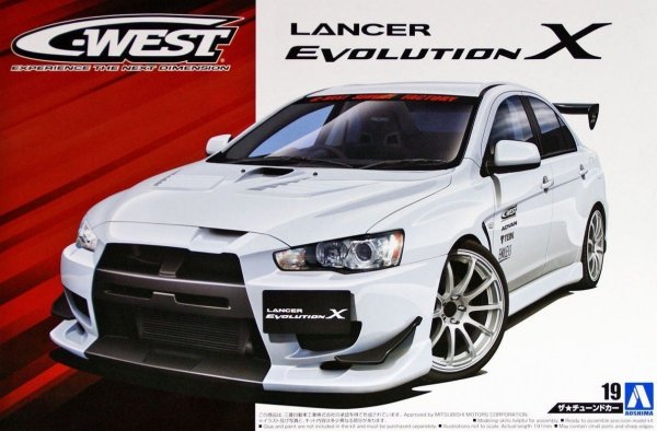 Aoshima 05320 C-West CZ4A Lancer Evo X '07 (1:24) 