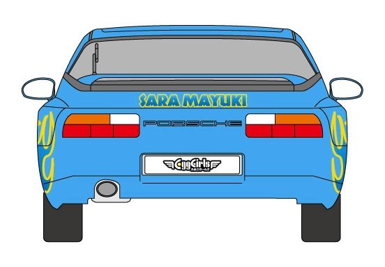 Hasegawa SP615 Porsche 968 &quot;Sara Mayuki&quot; with Figure 1/24