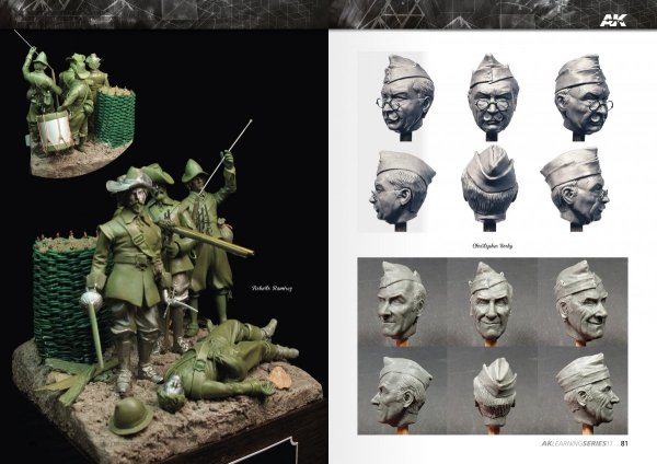 AK Interactive AK512 AK LEARNING 11: FIGURE SCULPTING &amp; CONVERTING TECHNIQUES EN